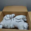 Wild Republic Jumbo White Tiger Plush, Giant Stuffed Animal, Plush Toy, Gifts for Kids, 30 Inches
