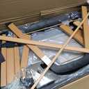 Bassinet Bedside Sleeper, Rocking Bassinets with Comfy Mattress and Wheels for Newborn, 5-Height Adjustable (Black)