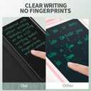 LCD Writing Tablet for Adults: 6.5 Inch with Leather Case Full Screen Reusable Digital Notepad Portable Use for Office Study Teaching