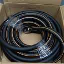 Giraffe Tools Garden Hose 50ft x 5/8", Custom Length, Heavy Duty, No Kink, Flexible, Rubber Garden Hose, Leakproof Water Hose with Male to Female Fittings, 600 Burst PSI