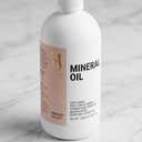 Vegan Food Grade Mineral Oil, Safe for Wood Cutting Board, Butcher Block, Bamboo Cutting Board, and Knife Blade Oil, Cast Iron Tools Conditioner  (Pack of 1)