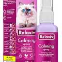 PurrBark Cats Calming Pheromone Spray & Calming Solution for Cats, Anti Anxiety Pet Products - Feline Calm Pheromones, Cats Reduces Scratching Furniture Peeing Marking Calming Cat for Travel 4 Pcs