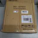 AWTATOS Cube Storage Organizer Storage 12 Cube Bookshelf DIY Plastic Closet Clothes Storage Shelves with Wooden Mallet, Stackable Storage Solution for Home, Bedroom, White