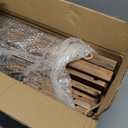 Wooden 3 Tier Swing Cupcake Stand with Serving Platter 20x30 Foldable Ladder Stand Dessert Display Cake Snack Fruit Bread Centerpieces for Party, Birthday, Wedding, Baby Shower(Dark Walnut)