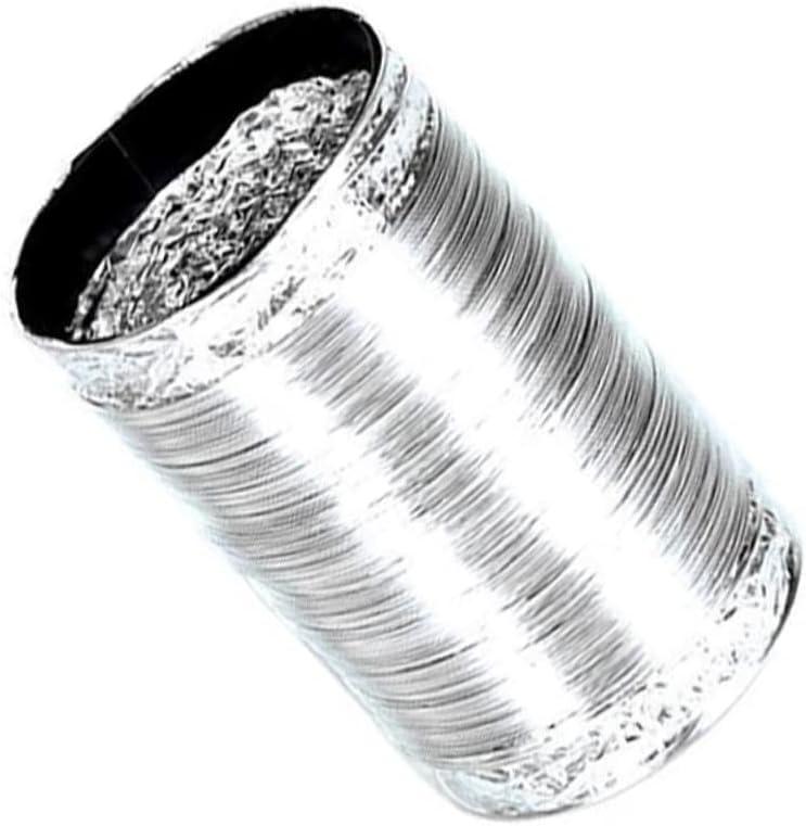 COHEALI Flexible Aluminum Foil Exhaust Hose Telescopic Duct for Kitchen Ventilation Air Duct for Smoke Exhaust Fire Resistant Design for Safe Use Home Environments