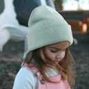 FURTALK Toddler Beanie Baby Boys Girls Beanies Kids Knit Winter Hats for 0-8 Years (0-6 Months, Lime)