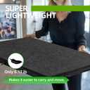 Lavievert 1500 Piece Tilting Jigsaw Puzzle Board with 2-in-1 Puzzle Stand & Cover, Lightweight Puzzle Boards with 6 Drawers, Portable Felt Jigsaw Table Puzzle Storage for Adults - Dark Gray