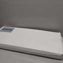 Freestanding Bathtub Faucet Brushed Nickel Tub Filler Floor Mount Free Standing Metal Bathroom Tub Gooseneck Spout with 2 Function Hand Shower