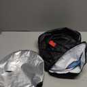 GVEN Windshield Sun Shades Car Sun Shade Protector Blocks UV Rays for Full-Size Sedan & SUV, Mid-Size SUV, Sports Cars, Wagon and Mid-Size Pickup Truck Car Accessories (Red, L)