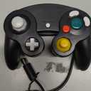 Donop 2 Pack Wired Controllers Compatible with Wii Gamecube Game Cube NGC Console (Black Purple)