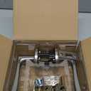 Kwikset Katella Interior Passage Door Handle, Lever For Closet and Hallway Doors, Reversible Non-Locking Handle Lever, Satin Nickel, with Microban Protection