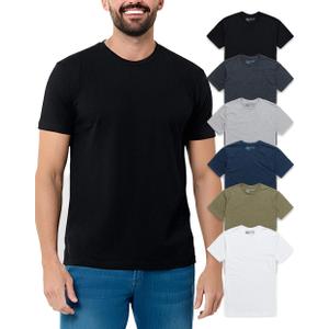 INTO THE AM Mens T Shirts Soft Cotton Blend Crew Neck Tee Athletic Fit Plain Casual T-Shirt for Men 2XL