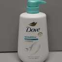 Dove Body Wash with Pump Sensitive Skin For 24hr Lotion-Soft Skin Moisturizing Skin Cleanser Gentle Hypoallergenic Formula with No Sulfates No Parabens 30.6 oz