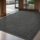 Color&Geometry Front Door Mat Outside Entrance, All-Season Heavy Duty Outdoor Door Mat for Patio Waterproof, Welcome Mat Doormat Outdoor Entrance Non Slip with Rubber Backing, Grey 24''x36''