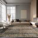 Area Rug Non Slip Machine Washable Ultra Soft Living Room/ Bedroom/ Kitchen/ Outdoor/ Classroom Camel, 8'×10'