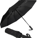 Umbrella for Rain and UV Sun Protection, Compact Portable Travel Car Folding Umbrella, Windproof Lightweight Automatic Open and Close UPF50+ for Men Women 10 Ribs