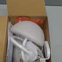 Shroommate Clip On Light and Bed Headboard Lamp, Bedside Table Lamp for Dorm, College Dorm Room Essentials, Night Light for Kids Nursery, Clip on for Desk, MultiColor LEDs, Adapter Included (White)