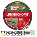 1/2 Inch Solid Brass Soaker Hose | Heavy Duty Leakproof Garden Hose for Gardens, Lawns & Landscaping | Flexible Eco-Friendly Design(150FT KIT)