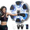 Music Boxing Machine with Gloves for Adults Boxing Machine Wall Mounted Music, Smart Connection Boxing Equipment for Home and Gym, Training Machine with Electronic Wall Mounted