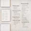 Wedding Planner Book and Organizer for Bride  Bridal Planner Notebook with Tabs, Checklist & 18-Month Calendar  Engagement Gift for Women, Wedding Binder Organizer Journal (Lavender)