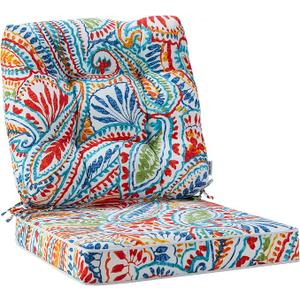 JMGBird Outside Chair Cushions Deep Seat Patio Cushions for Outdoor Chairs
19x19 Outdoor Chair Cushions 2 Adirondack Chair Cushions waterproof Outdoor Pillows Outdoor Cushions for chairs