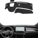 BIBLOZ Dash Cover for Lexus RX RX 350/ RX 350h/ RX 450h+/ RX 500h 2023 2024 2025 2026 Accessories Black Flannel Dashboard Cover Mat Car Dashboard UV Sun