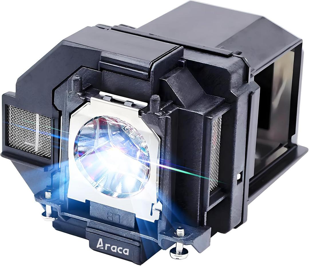 Araca ELPLP96 with Housing Replacement Projector Bulb for Epson VS250 VS355 EX5260 VS350 EB-S41 EH-TW650 TW610 TW5650 TW5600 X05 S05 U05 2042 2247U 2142W W05 990U U42 Economical Lamp