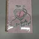 Pink Personalized Notebook Journal for Teen Girls Women, Initial Monogrammed Gifts for Women Girl, Teen Journals for Girls, Coquette Pink Bow Initial A Hardcover Spiral Notebook, 5.5x8.3