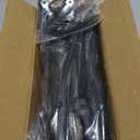 Seenelling Bicycle Fishing Rod Holder, 2 Tube Rod Rack, Black ABS Plastic, Surface Mount, Holds 2 Rods, 2.4 Inch Diameter, 12 Inch Height