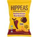 Hippeas Chickpea Puffs, Bohemian Barbecue (Pack of 6), 4 Ounce, 4g Protein, 3g Fiber, Vegan, Gluten-Free, Crunchy, Plant Protein Snacks (BBD 08/09/26)