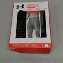 Under Armour Men's Performance Tech Boxerjock Brief Underwear, 6" Inseam, Ultra-Soft, 3-Pack, Black Solid, Large