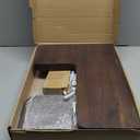 BATODA Acacia Wood Corner Floating Shelf 17 x 12- Corner Shelf Wall Mounted - Floating Book Shelves for Wall - Corner Shelf for Home, Kitchen - with Brackets and Hardware (Walnut Color, 17" x 12")