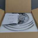 Black Semi Flush Mount Ceiling Light,Farmhouse Kitchen Light Fixture,3-Light Modern Glass Close to Ceiling Lights for Hallway Entryway Dining Room Foyer Bedroom Laundry,15 Inch