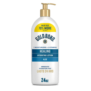 Gold Bond Healing Hydrating Lotion With Aloe Moisturizes, Heals & Smooths Dry Skin, Delivers Immediate 24Hour Hydration, Value Size, 24 oz.