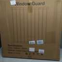 WAOWAO Window Safety Guards for Children Kids Child Toddler Pets Proof Extra Wide White Tension Security Window Guard Gate for Home Fit 36.22"-61.41" Sliding Windows (2 Piece)