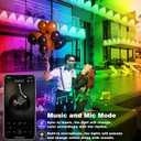 FBZ 300FT Permanent Outdoor RGB Lights - IP67 Waterproof with Smart App Control Remote,DIY Scene Modes, Music Synchronization,Eaves Lights for Garden Decor,Deck,Christmas