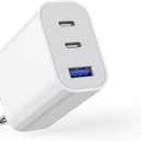 35W Fast USB C Charger Block Double Port USB C Charger PD+QC Wall Plug Multiport Block Cube Compatible with iPhone 16/16 Pro/16 Pro Max/16 Plus/iPhone 15/15 Pro/15 Pro Max/14/13/12/X/iPad Pro/Mini/Air