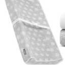 Contoured Changing Pad w/Cover (Gray, Cloud) + Replacement Covers - 1pk