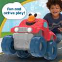 Sesame Street Giggle N Go Monster Truck Toy Vehicle, Pops Wheelies, Sings, and Has Phrases, Kids Toys for Ages 2 Up