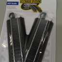 Bachmann Trains - Snap-Fit E-Z TRACK 30 DEGREE CROSSING (1/card - STEEL ALLOY Rail With Black Roadbed - HO Scale Medium