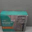 Shoe Rack 7 Tier Shoe Organizer Storage 21-28 Pairs Closet Shoes Rack for Front Door Entrance Shoe Rack Organizer with Hooks Side Pocket Entryway Large Capacity Shoe Shelf Tower Garage (7 Tier (23.6"Wx 65.4"H), Black)