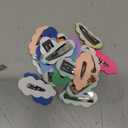 EleMirsa 40pcs Candy Colored Snap Hair Clips for Little Girl Non Slip Barrettes Hair Accessories for Baby Girl Teens Toddler Kids