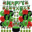Unspeak-able Party Decorations,Birthday Party Supplies For Unspeak-able Party Supplies Includes Banner - Cake Topper - 12 Cupcake Toppers - 18 Balloons