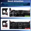 [4+128G] Android Radio for Jeep Wrangler 2015-2017: NHOPEEW 9 inch IPS Incell Touchscreen Jeep JK Stereo - Wireless Carplay and Android Auto, WiFi, GPS, BT5.0, Custom Homepage + Backup Camera + Canbus