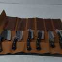 Purple Dragon Butcher Knife Set - 12 Pcs Kitchen Knife Set - Hand Forged Serbian Meat Cleaver Boning Viking Knives, Knives with Roll Bag for Home Cooking BBQ - Christmas Gift for Men and Women