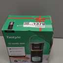 Single Serve One Cup Coffee Maker, for K Cups and Grounds, Mini Coffee Maker with Portable Handle, 6 to 12 Oz Brew Size, for Travel, Camping, Office, RV and Dorm, 120V, Black and Gold