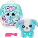 SCRUFFALUVS Blue Surprise Pet, Mystery Plush Toys, Stuffed Animals, Wash to Reveal 1 of 3 Rescue Surprise Toy Pets: Puppy, Bunny, or Kitty - Includes 8.7" Deluxe Carrier