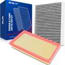 KAX Engine & Cabin Air Filter Kit, Repalcement for Toyota Corolla, RAV4, Camry, Sienna, Highlander, C-HR, Corolla Cross, Venza, Avalon, Grand Highlander, Lexus ES300h, NX350h, Replace# CA12289 CF12157