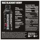 BODYARMOR Sports Drink Sports Beverage, Blackout Berry, Coconut Water Hydration, Natural Flavors With Vitamins, Potassium-Packed Electrolytes, Perfect For Athletes, 16 Fl Oz (Pack of 12)
