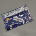 Chumia 6 Pcs Reusable Snack Bags Christmas Gifts Food Safety Washable Snack Bags Lunch with Zipper Portable Sandwich Bag Food Storage Pouch Double Layer(Lovely,6.9 x 3.7 Inches)